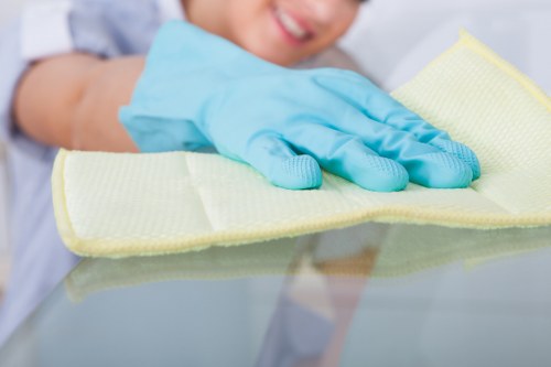 Queenspark carpet cleaning team member trained in safe cleaning methods