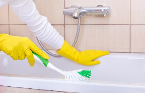 Residential cleaner in Queenspark deep cleaning a living space