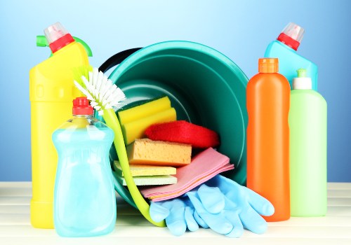 Different rug materials prepared for cleaning in Queenspark