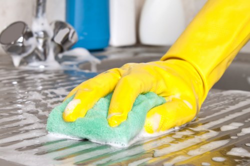 Deep carpet cleaning equipment being used in a Queenspark home