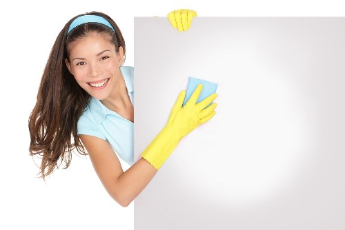 Vacuuming and dusting in a tidy Queenspark home interior