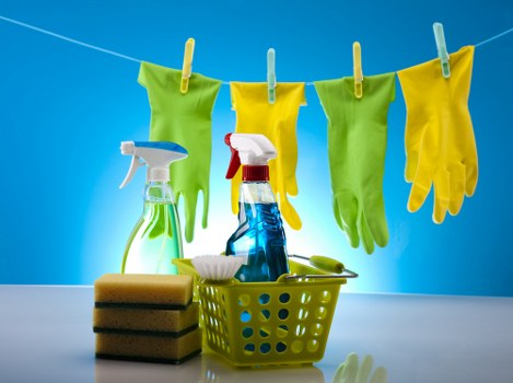 Residential cleaning service in Queenspark working in a kitchen