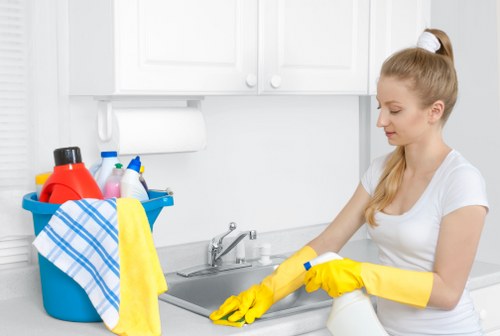 Customer concern being assessed after a carpet cleaning service
